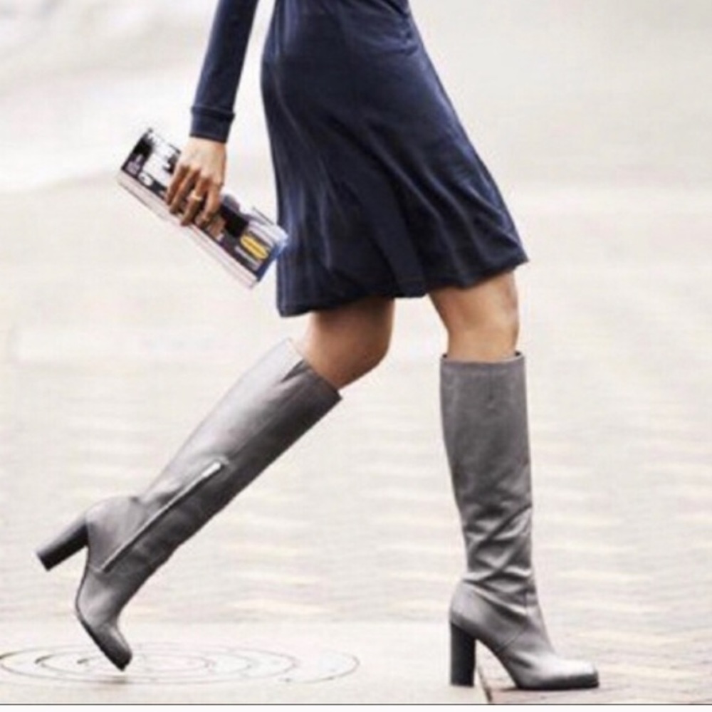 Sam Edelman Gray Over the Knee Boots